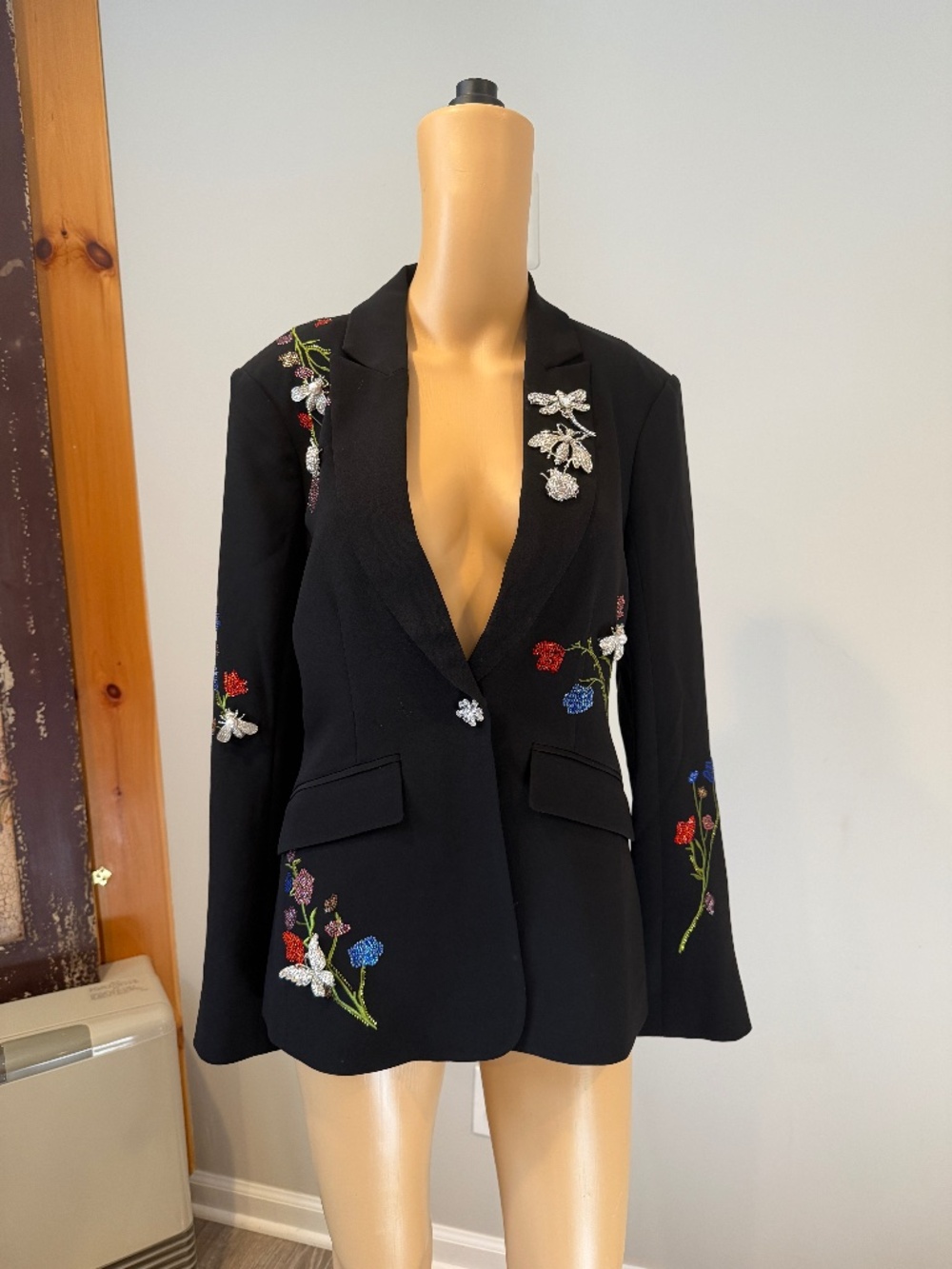 Cinq a Sept Whispering Vines Cheyanne Blazer Size 4